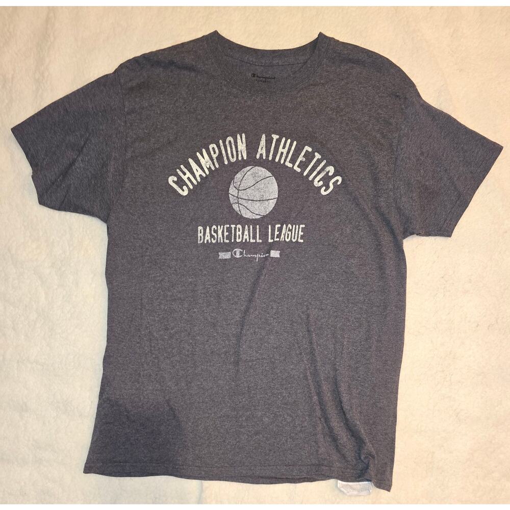 #106 Excellent Pre-Owned Men's Champion Gray T-Shirt Size L